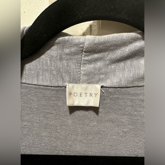 Poetry Hemp /Organic Cotton blend Cardigan Casual Artsy Lagenlook, size 12 - Picture 9 of 9